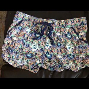 Aztec printed shorts